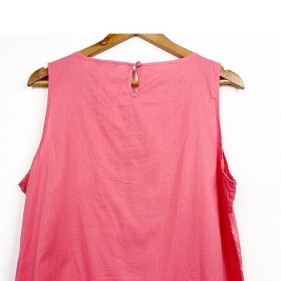 J. Crew Pink Coral Garden Lace Sleeveless
Shift Dress - Picture 8 of 16
